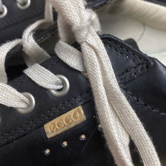 Amazon.com | ECCO Footwear Womens Soft VII High Top Ankle  Ecco Womens Black Soft VII Leather Lace Up Sneakers